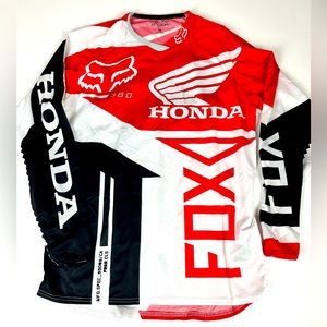 Fox Honda Motocross Dirt bike Long sleeve Shirt Jersey Mountainbike Medium